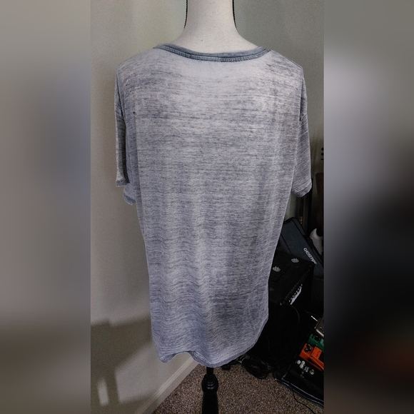 Gray Distressed Michael Jackson Tshirt - Picture 6 of 7